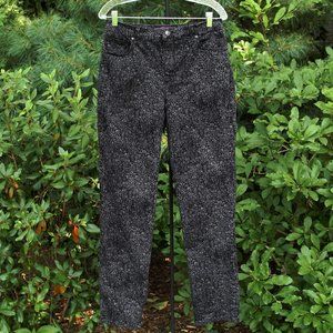 Gloria Vanderbilt High-Rise Printed Stretch Jeans